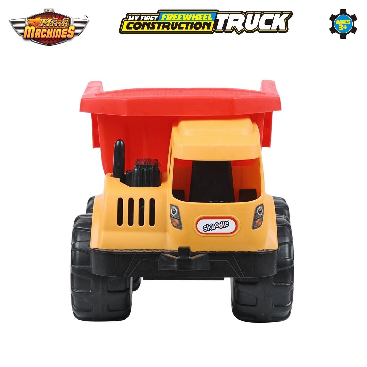 Skoodle Mini Machines Build & Go Free Wheel Construction Truck - Dump Truck