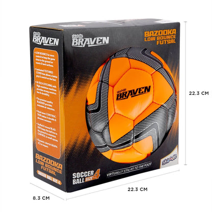 Skoodle Braven Bazooka Low Bounce Futsal Soccer Ball - Size 4