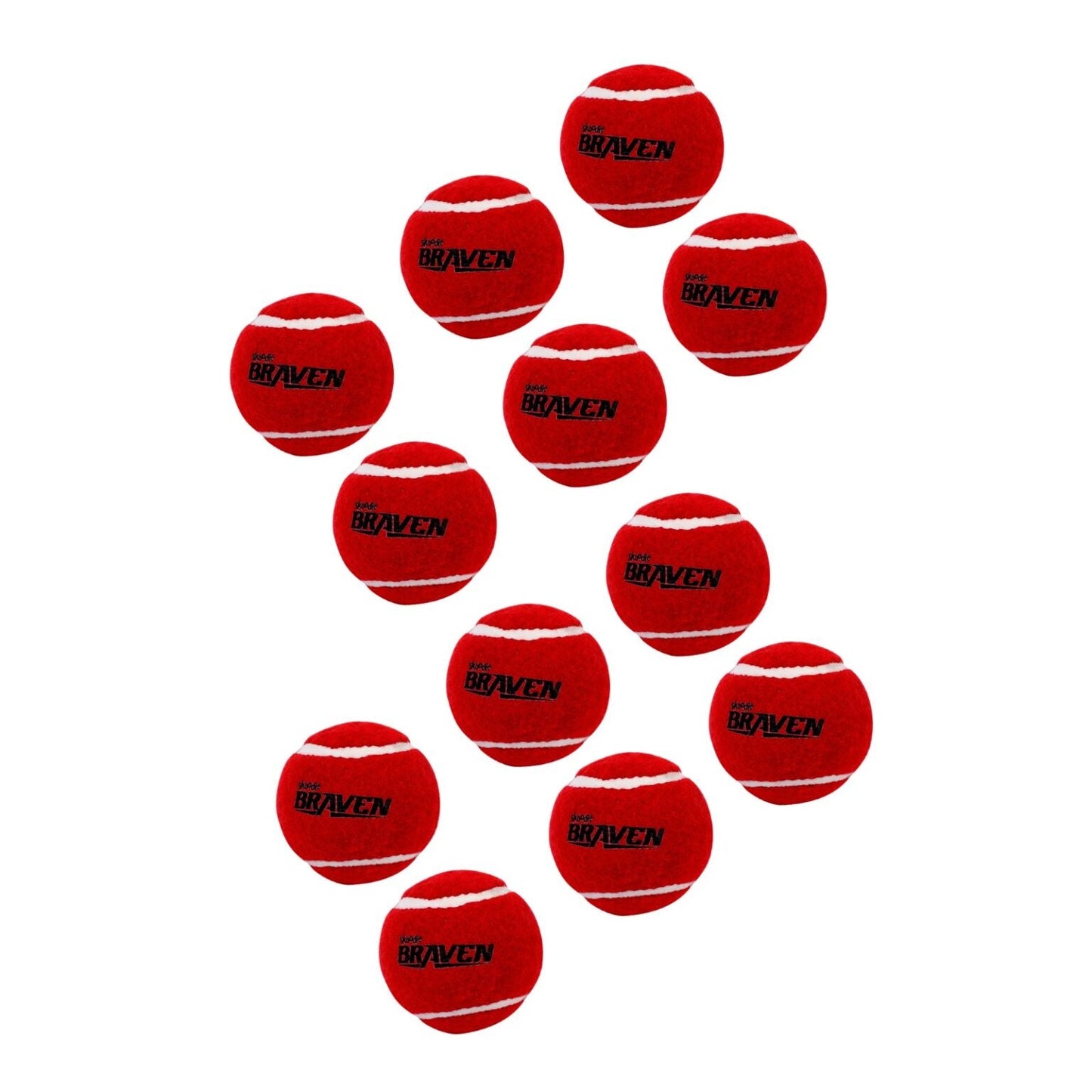 Skoodle Braven Tennis4Cricket Hard & Tuf Ball (Set Of 12)