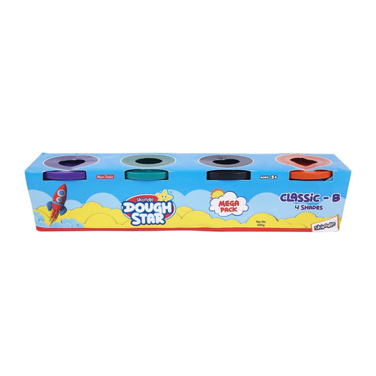 Skoodle Dough Star Mega 125 Gm - Pack Of 4B