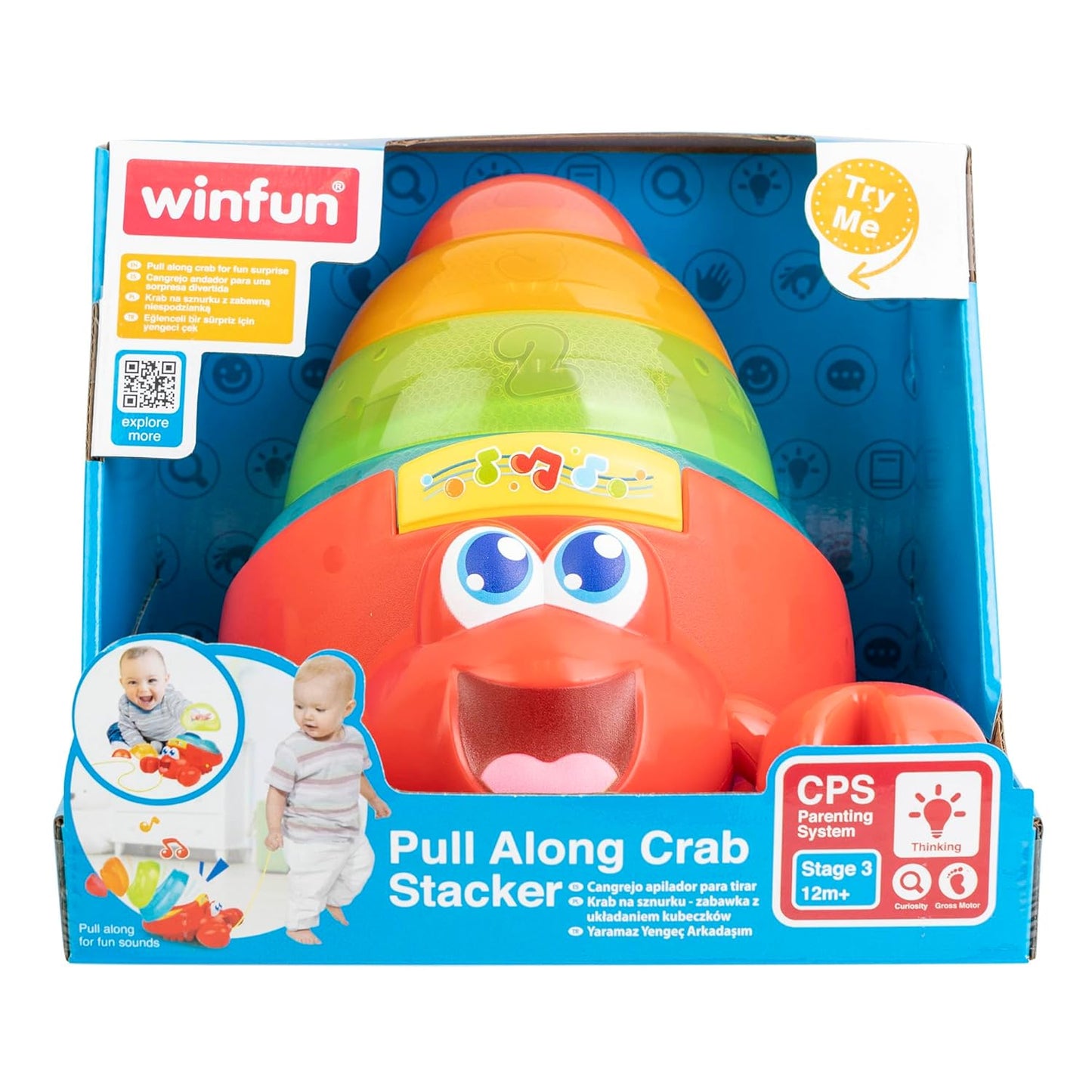 Winfun Pull Along Crab Stacker