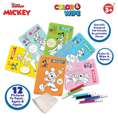 Disney Mickey Colour & Wipe Art Kit