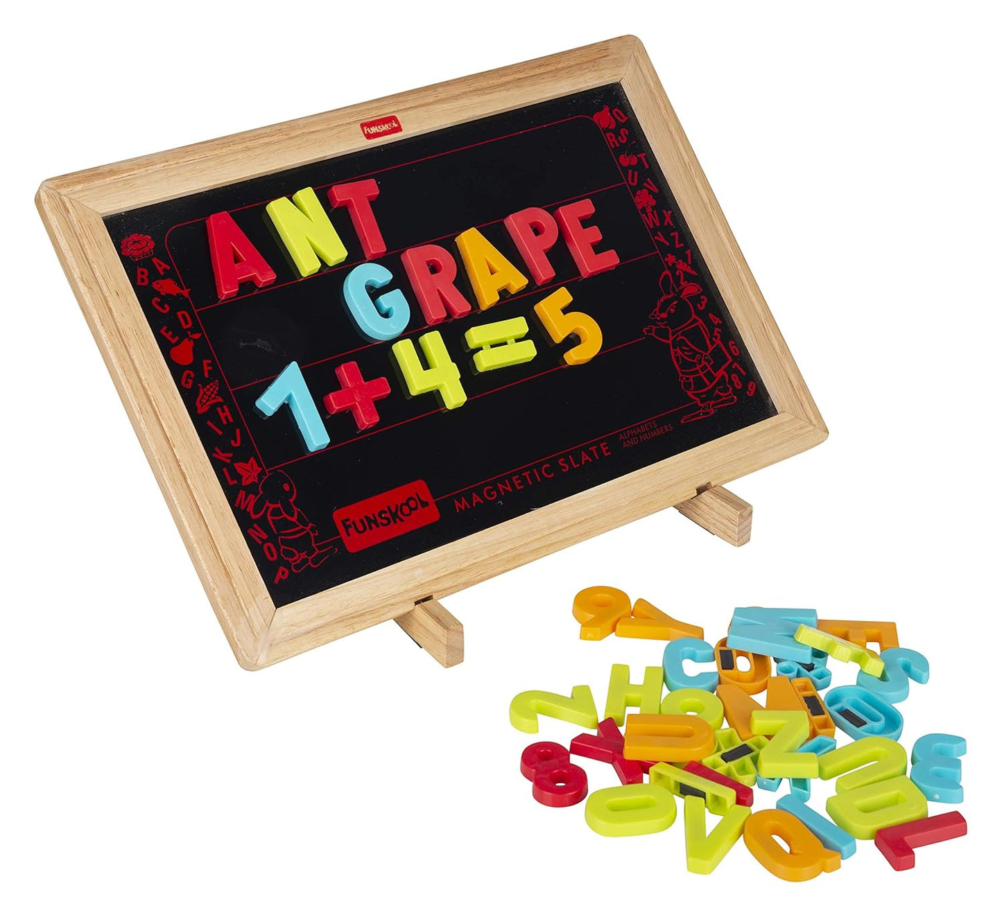 Funskool Giggles Learn N Write Slate | 2-in-1 Magnetic & Dry Erase Learning Board for Kids | Multicolour | Age 3+ Years