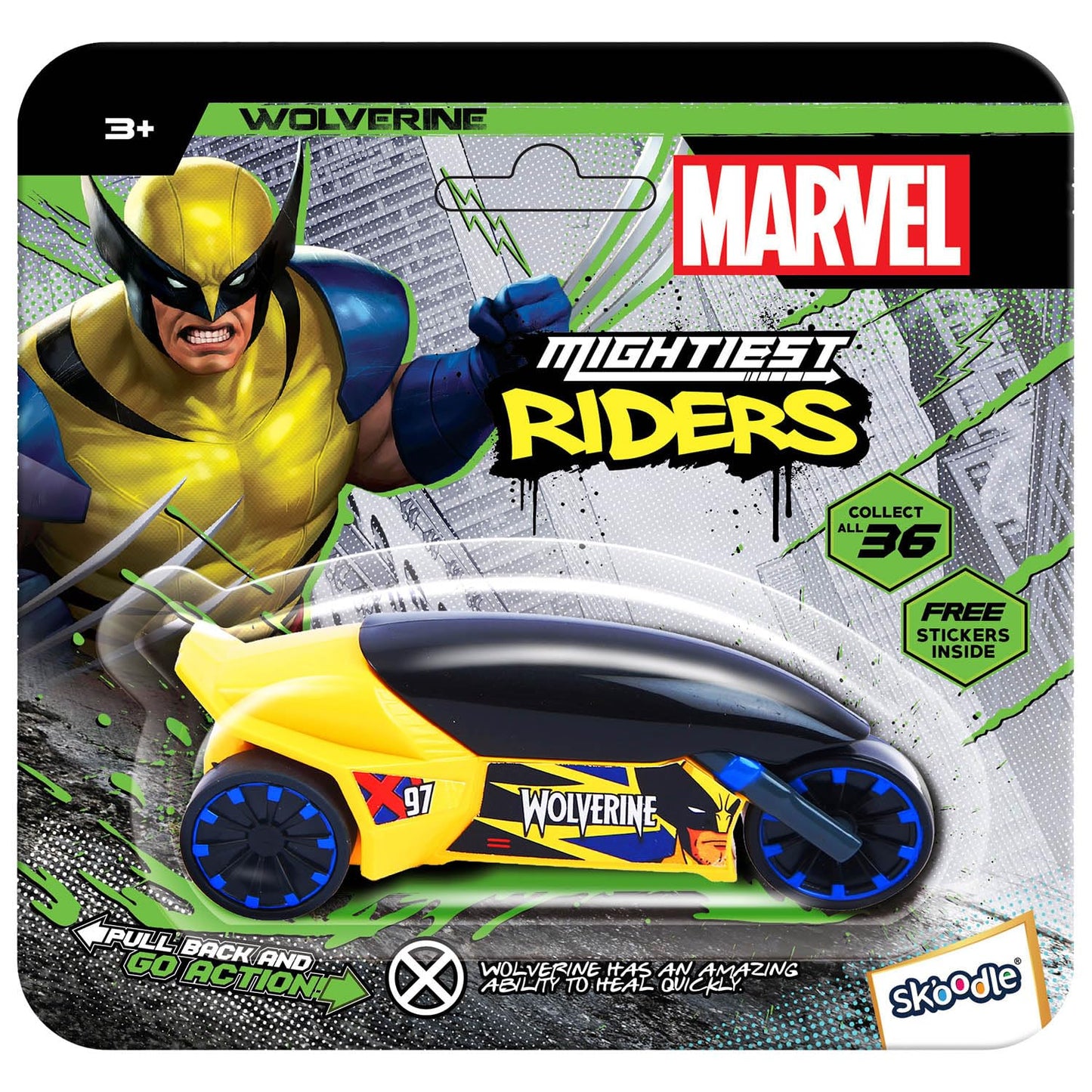 Marvel Mightiest Riders - Wolverine (Wv)