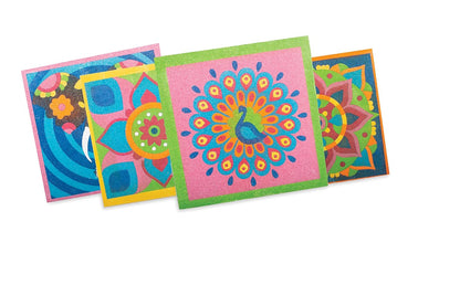 Funskool Handycrafts Sand Art Kit | 6 Creative Sand Art Designs | DIY Arts & Crafts Set for Kids | Age 5+ Years