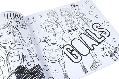 Mattel Barbie Secret Garden Coloring Book - 80 Pages