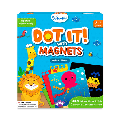 Dot It with Magnets - Animal Planet | Repeatable Magnetic Art Activity (ages 3-7)