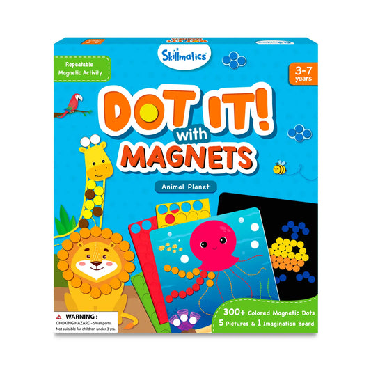 Dot It with Magnets - Animal Planet | Repeatable Magnetic Art Activity (ages 3-7)