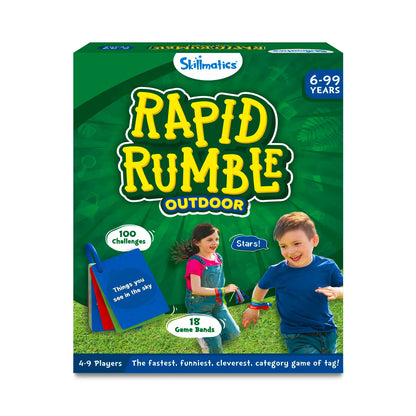 Rapid Rumble Outdoor | Educational & Clever Category Game of Tag (ages 6+)
