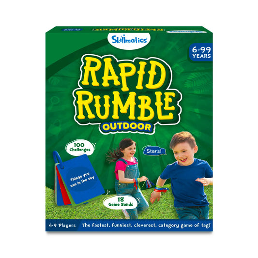 Rapid Rumble Outdoor | Educational & Clever Category Game of Tag (ages 6+)