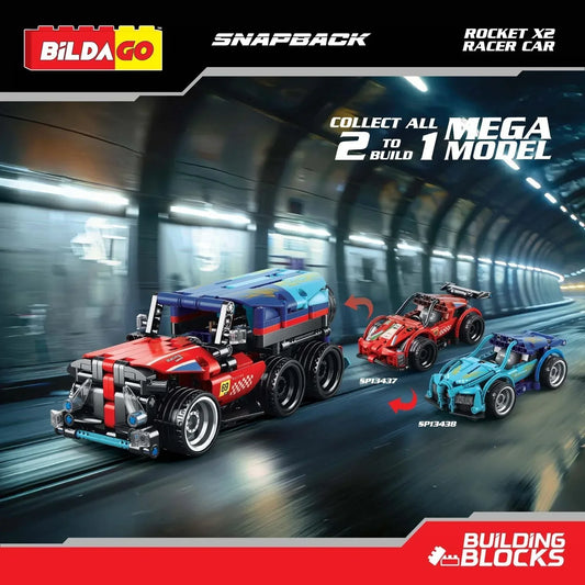 Snapback Racers - Mega Transformation Truck (2 Models to Build 1)