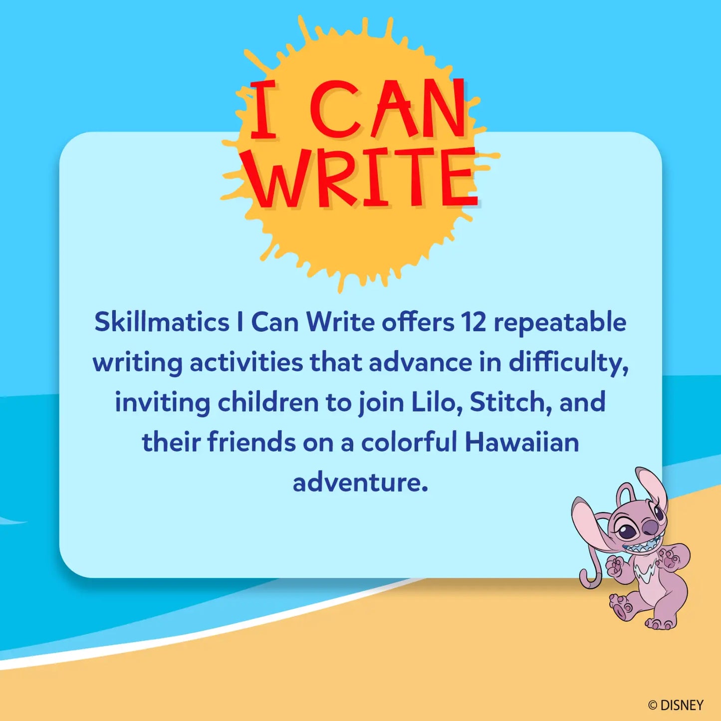 I Can Write Disney's Lilo & Stitch | Reusable Activity Mats (ages 3-6)