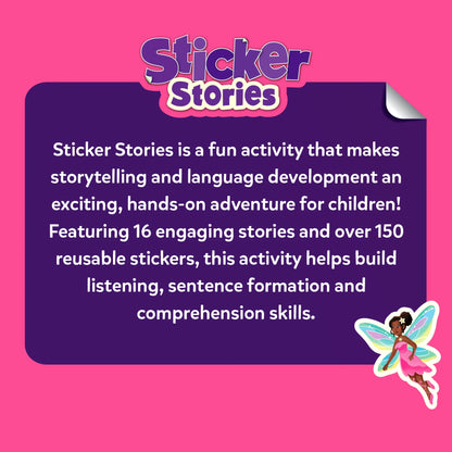 Sticker Stories - Unicorns & Princesses | Creative Storytelling Kit (ages 3-7)