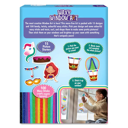 Waxy Stick Art: Pretty Pictures | Mess-Free Art for Kids (ages 5-12)