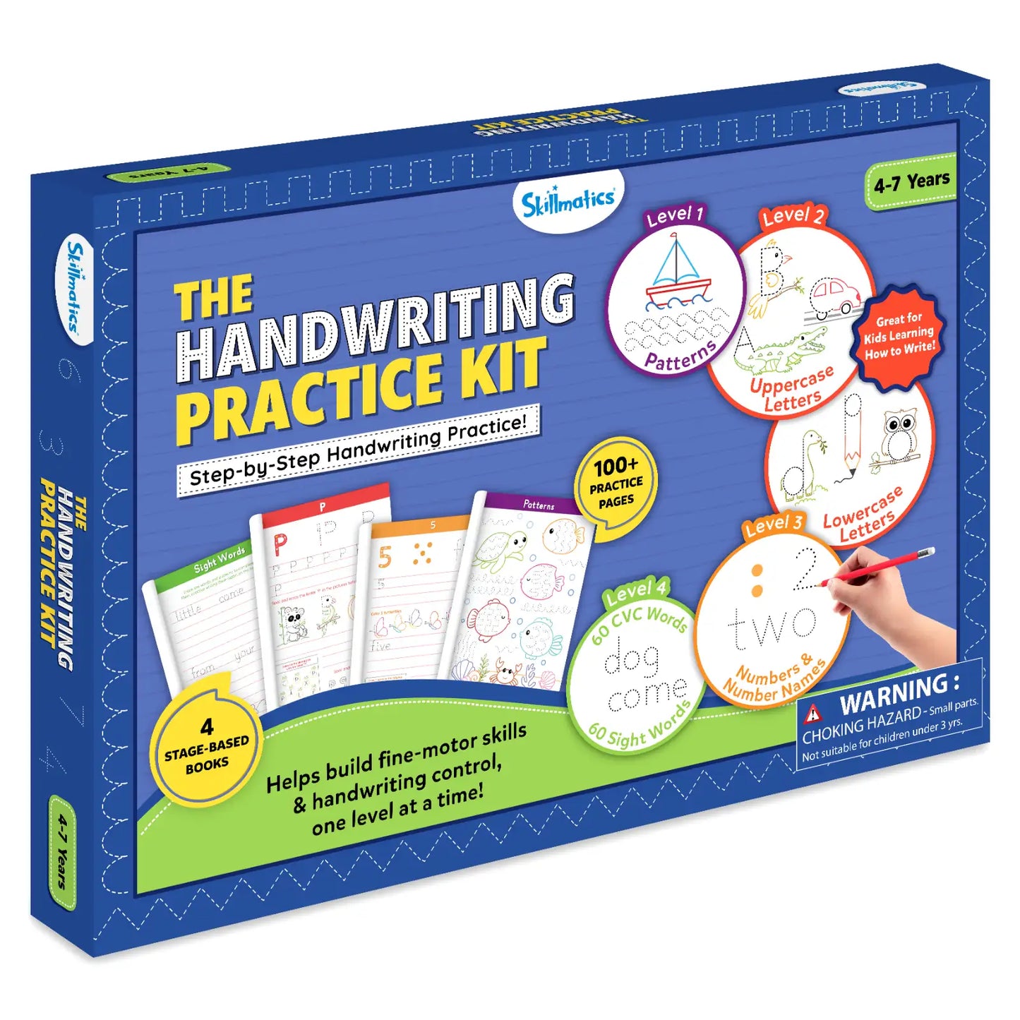 The Handwriting Practice Kit | 4 Stage-Based Writing Workbooks (ages 4-7)