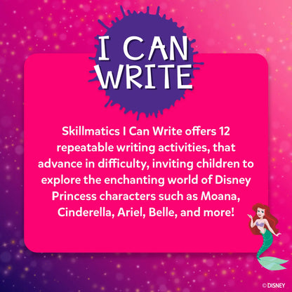 I Can Write Disney Princess | Reusable Activity Mats (ages 3-6)