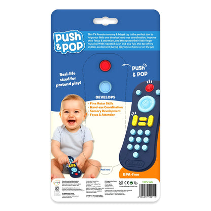 Push & Pop: TV Remote | Sensory & Fidget Toy (Ages 9-24 months)