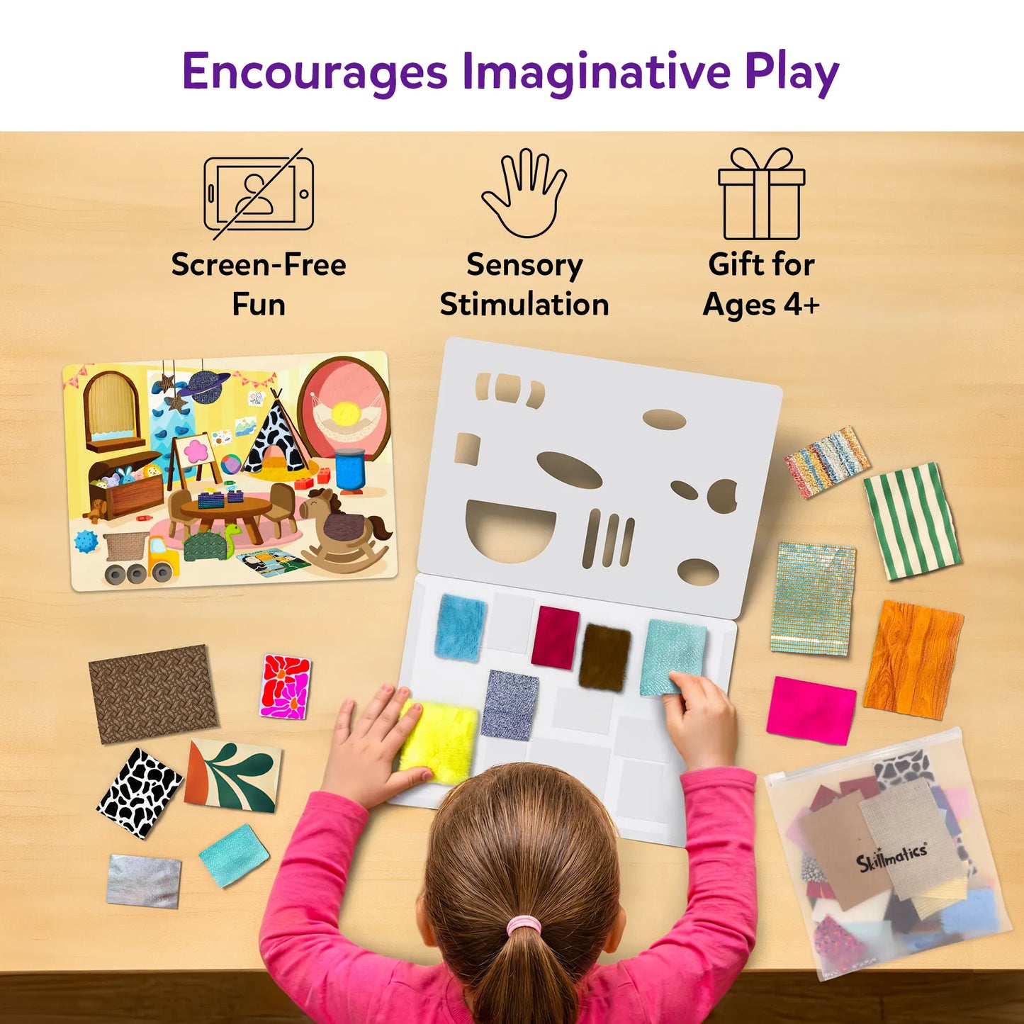 Fab Tabs: Design Your Dream Home | Tactile & Sensory Fabric Art (ages 4+)