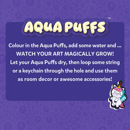 Aqua Puffs: Princesses & Unicorns | 3D Art Kit | Gifts for Girls Ages 4-10