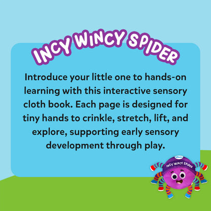 Incy Wincy Spider: Interactive Sensory Cloth Book (6–24 months)