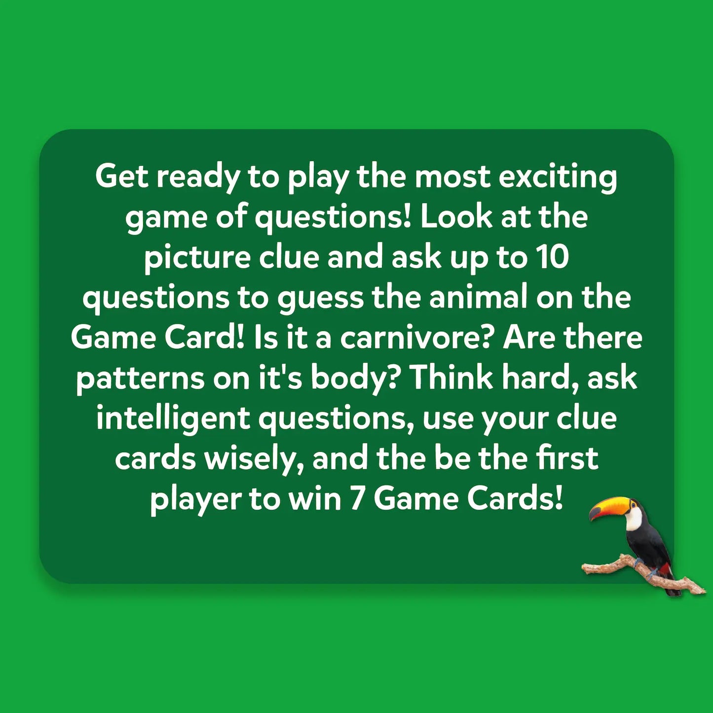 Guess in 10: Picture Clues Animal Planet | Trivia card game (ages 6+)