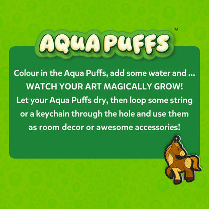 Aqua Puffs: Animal Friends | 3D Art Kit | Gifts for Ages 4-10