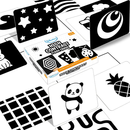 High Contrast Flash Cards for Infants (0-12 months)