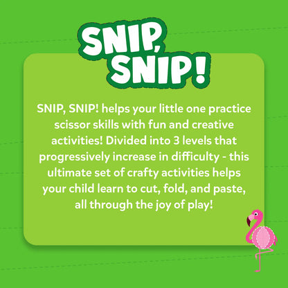 Snip Snip - Amazing Animals | Art & Craft Activity Kit (ages 3-7)