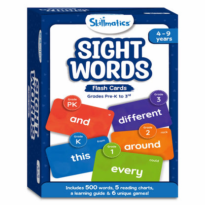 Flash Cards: Sight Words (ages 4-9)