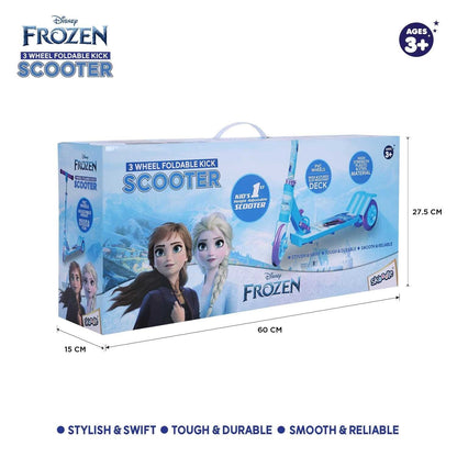 Frozen 3 Wheel Foldable Kick Scooter