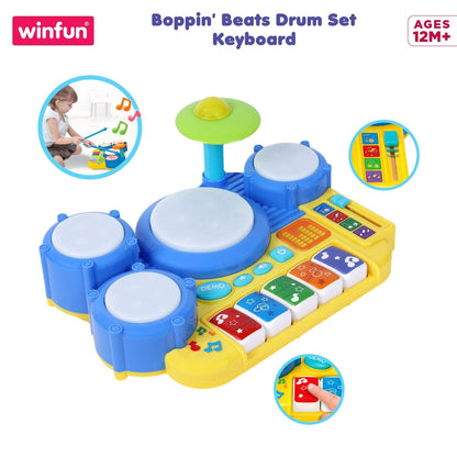 Winfun Boppin' Beats Drum Set Keyboard