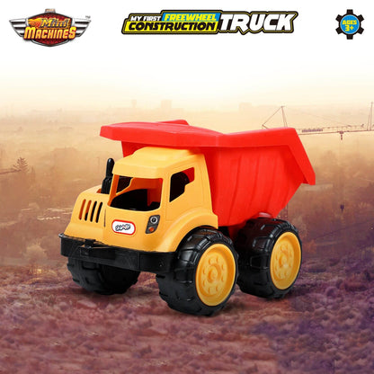 Skoodle Mini Machines Build & Go Free Wheel Construction Truck - Dump Truck