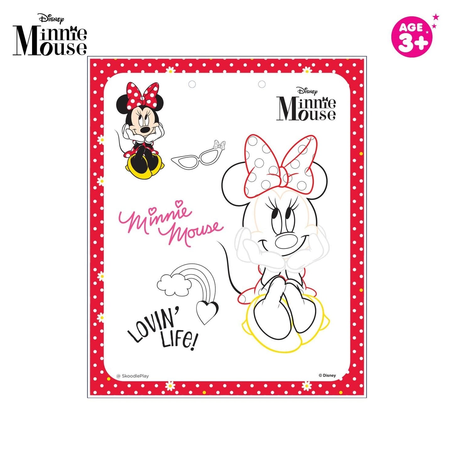 Disney Minnie Rainbow Colouring Frames - Art & Craft Activity Set