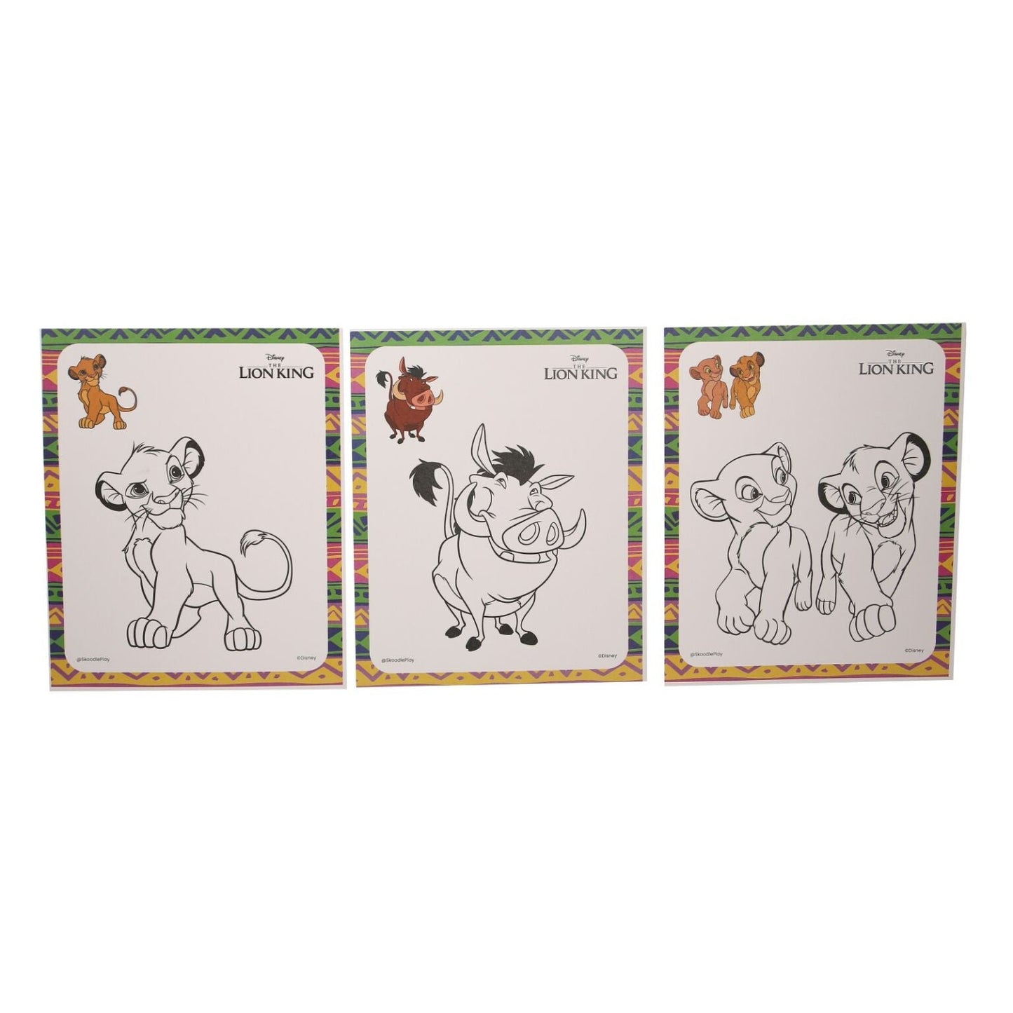 Disney Lion King Colouring Frames - Art & Craft Activity Set