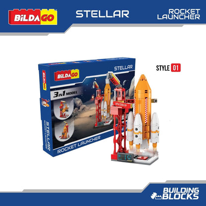 Bildago Stellar - Rocket Launcher (SP13427)- 3-in-1 Model (98 PCS)