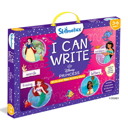 I Can Write Disney Princess | Reusable Activity Mats (ages 3-6)