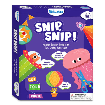 Snip Snip | Art & Craft Activity Kit (ages 3-7)
