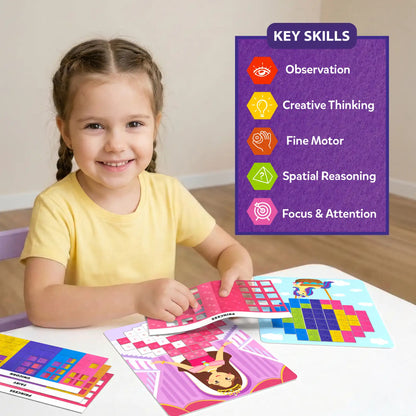 Felt Fun: Unicorns & Princesses | Reusable 3D Craft Kit (ages 3-8)
