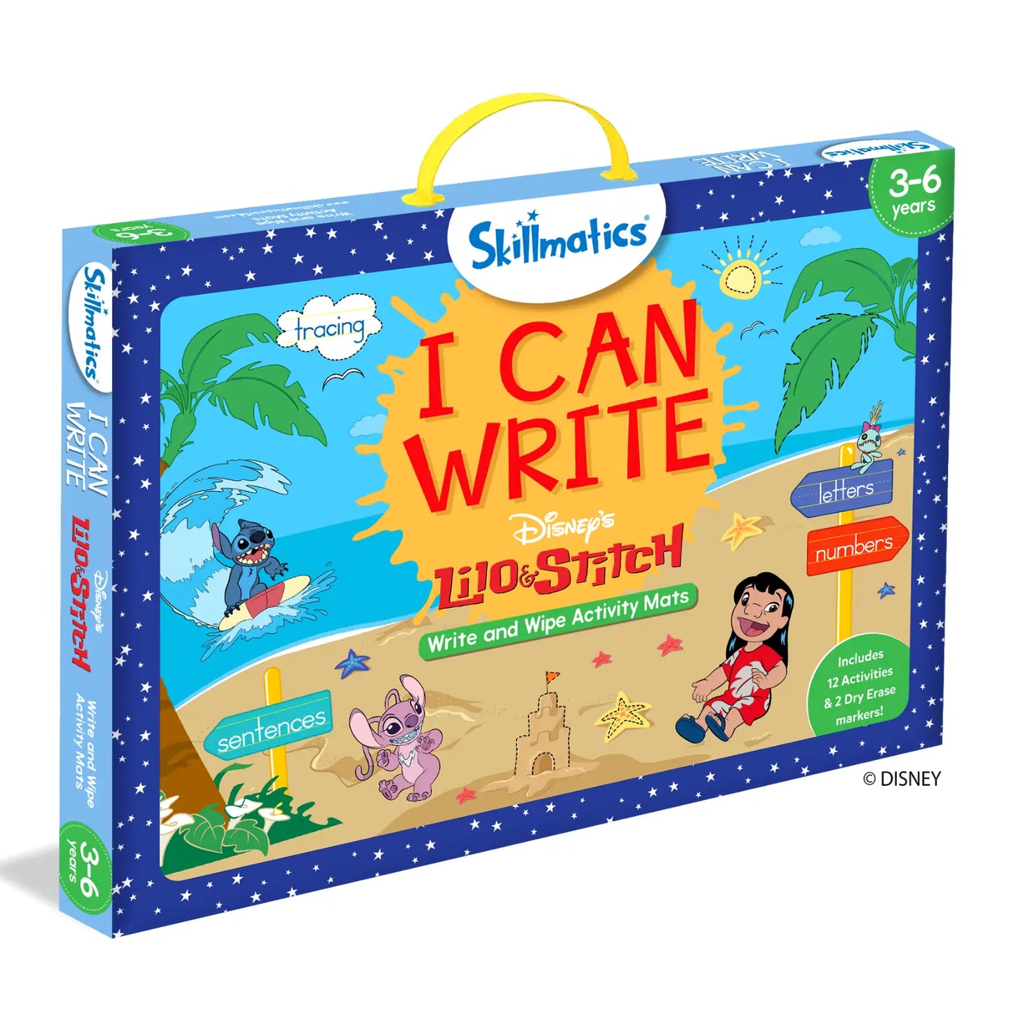 I Can Write Disney's Lilo & Stitch | Reusable Activity Mats (ages 3-6)