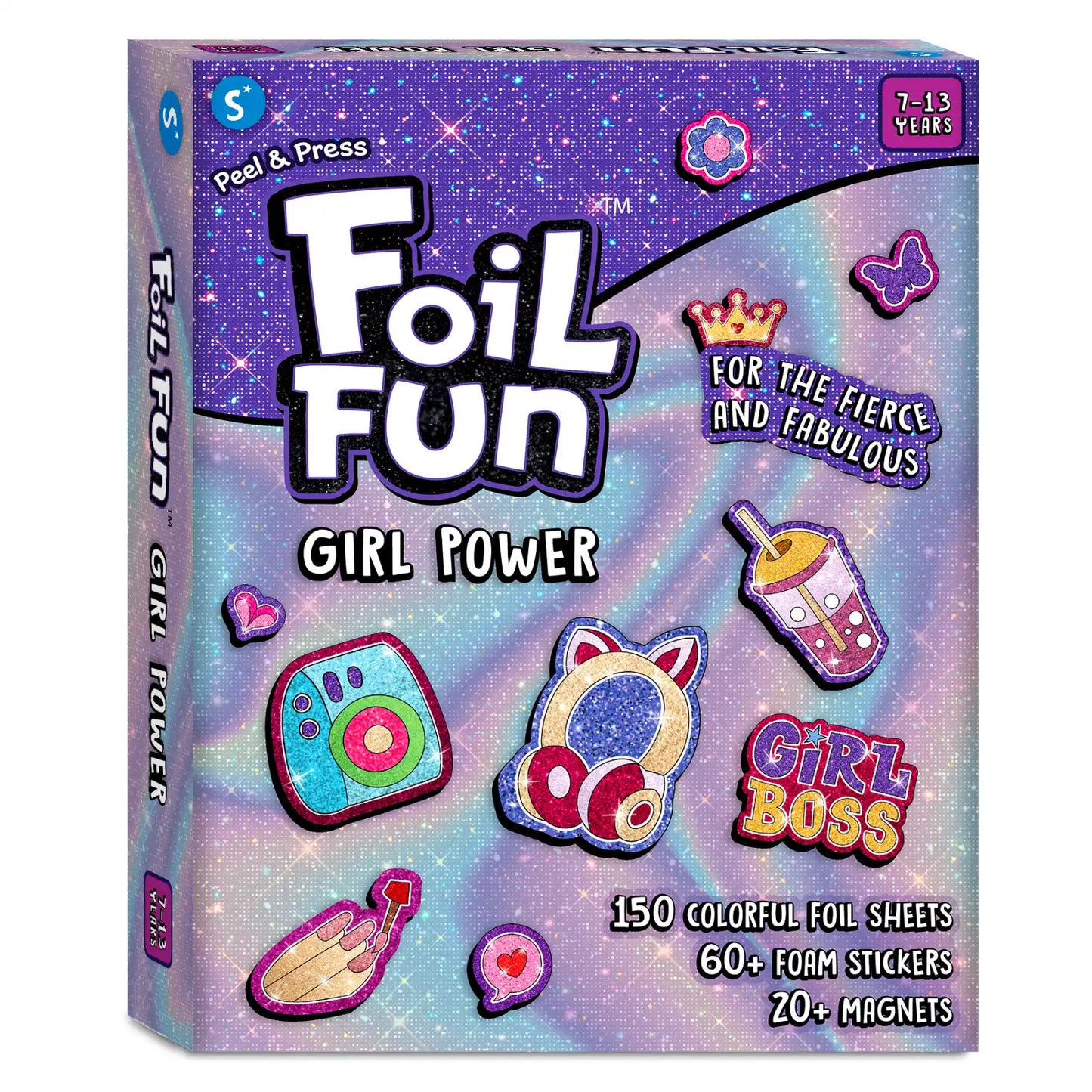 Foil Fun: Girl Power | No Mess Magnetic Art Kit (Ages 7-13)