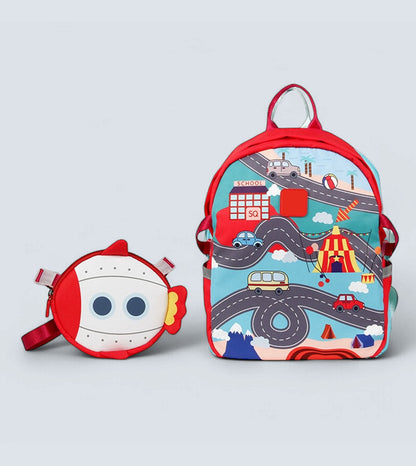 Rocket Backpack Two-in-One – Detachable Sling Bag & 3D Design | TYKLE