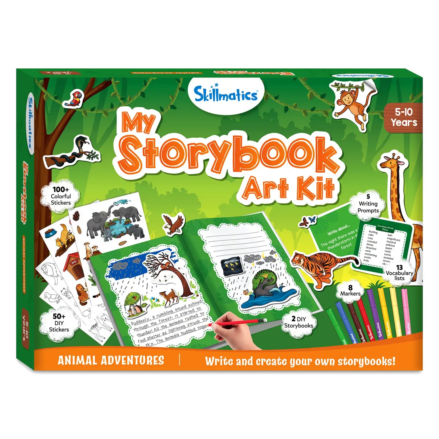 My Storybook Art Kit - Animal Adventures (ages 5-10)