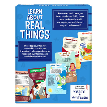 Learn About Real Things | 70 Real-World Learning Flashcards (ages 7-14)