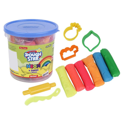 Skoodle Dough Star - Neon 6 Shades Bucket