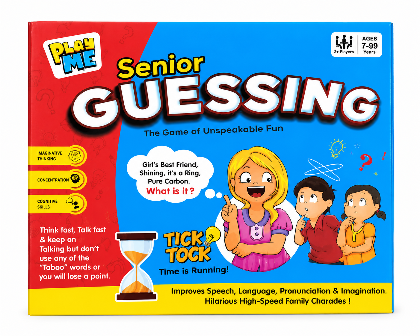 Play Me Senior Guessing Game – Fun Family Party Game for Ages 7+
