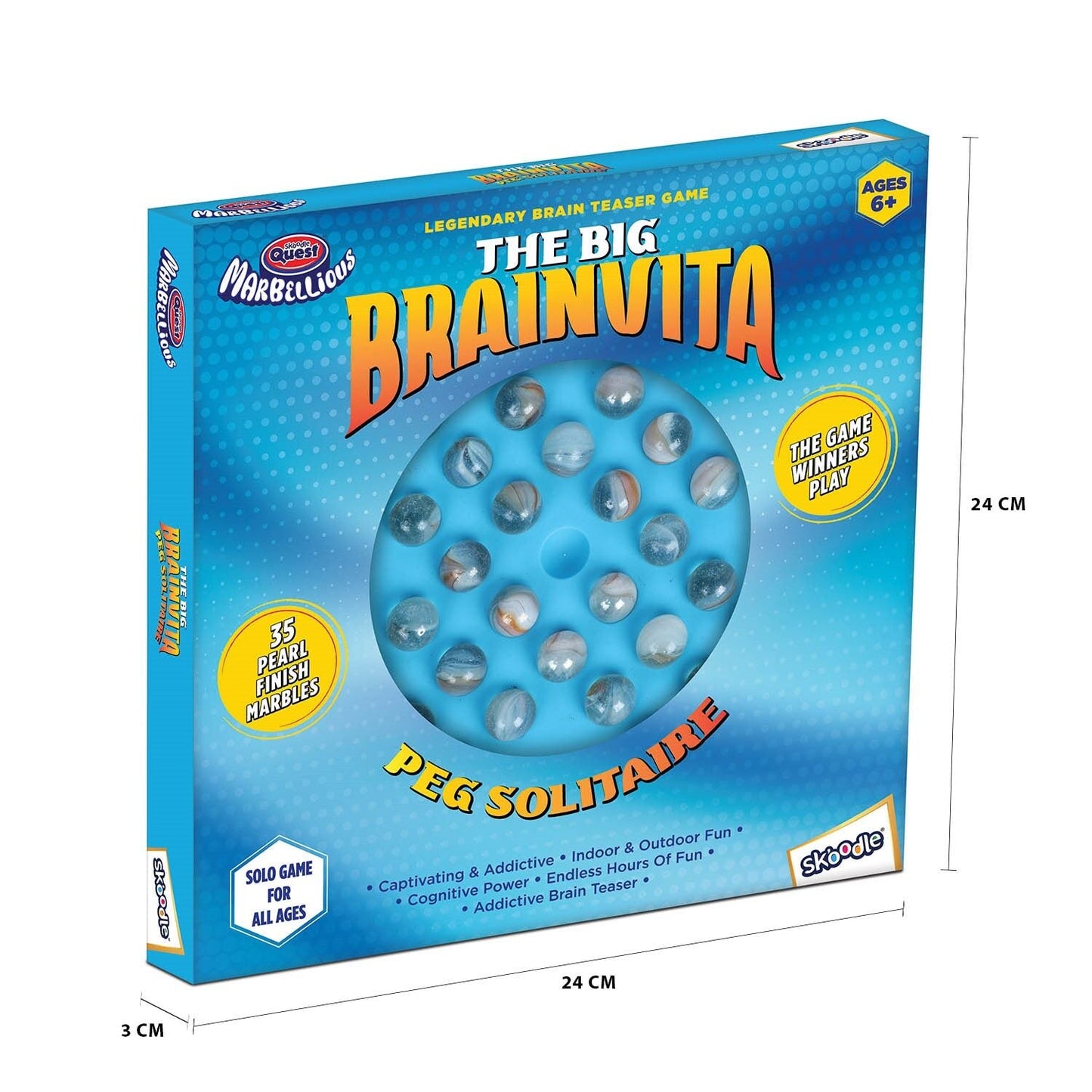 Skoodle The Big Brainvita - Blue