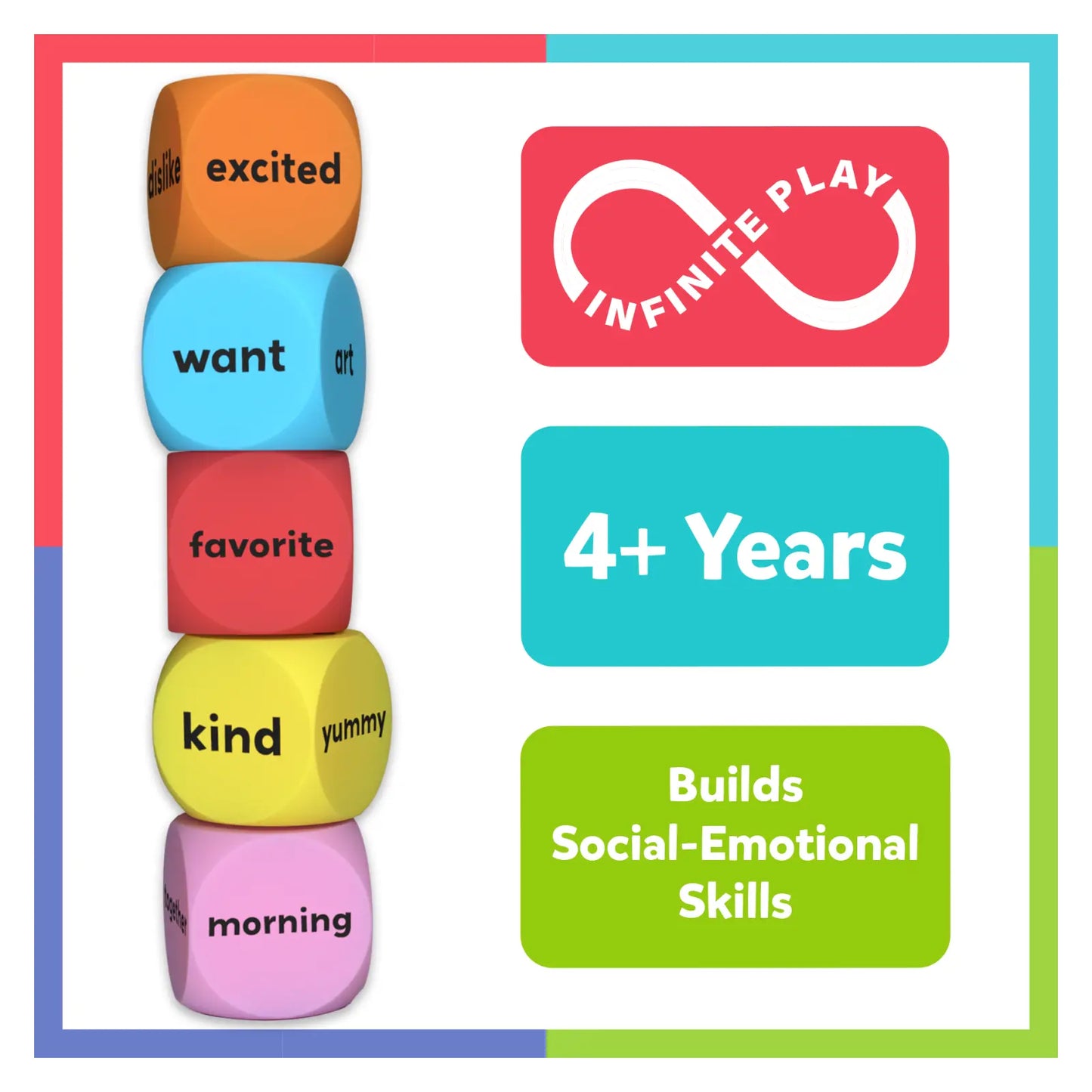 Chit Chat Cubes: After School Edition | Conversation Starter Game (ages 4+)