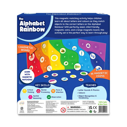 Alphabet Rainbow  | Magnetic Matching Activity (ages 3-6)