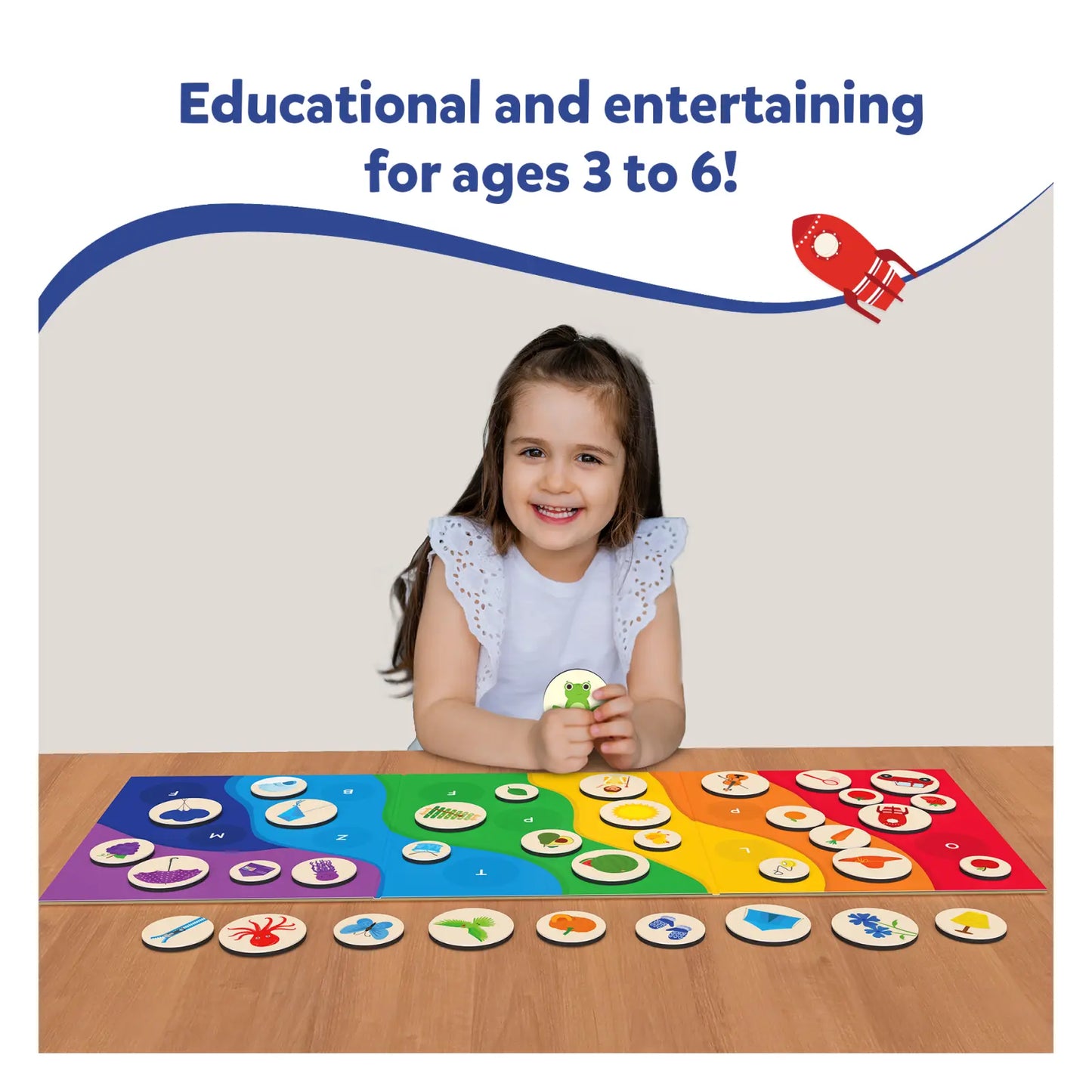 Alphabet Rainbow  | Magnetic Matching Activity (ages 3-6)