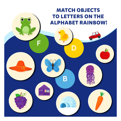 Alphabet Rainbow  | Magnetic Matching Activity (ages 3-6)